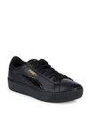 PUMA Vikky Platform Leather Sneakers,0400096084206