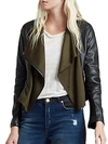 FRENCH CONNECTION Filomena Faux Leather Jacket,0400096617925