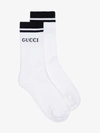 GUCCI GUCCI LOGO SOCKS WITH STRIPE,4964934G29312476789