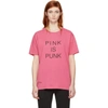 VALENTINO Pink 'Pink is Punk' T-Shirt,PB3MG06V3U5