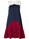 TORY BURCH Willa colour-block A-line dress,4323912560530