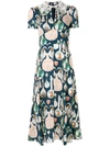 Temperley London Love Potion A-line Dress In Blue