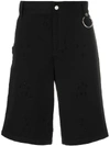 Givenchy Distressed Effect Bermuda Shorts