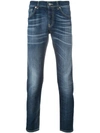 DONDUP DONDUP FADED STRAIGHT LEG JEANS - BLUE,UP168DS050US19G12572855