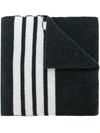 THOM BROWNE 4-BAR STRIPE CASHMERE SCARF,MKS026A0001112559688