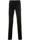 Givenchy Logo Panel Straight Leg Jeans In Black