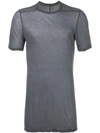 RICK OWENS round neck T-shirt,RU18S5264UC12557474