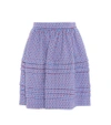 MIU MIU PRINTED COTTON SKIRT,P00297278