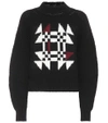 ISABEL MARANT LAWRIE COTTON AND WOOL-BLEND SWEATER,P00294030-6