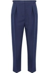 ROKSANDA Pleated wool-blend twill tapered pants,US 4772211933333905