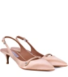 TABITHA SIMMONS LAYTON SATIN SLING-BACK PUMPS,P00302567