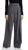 A.W.A.K.E. WOOL DOUBLE PLEATED trousers