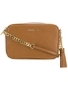 MICHAEL MICHAEL KORS MICHAEL MICHAEL KORS GINNY CROSSBODY BAG - BROWN,32F7GGNM8L12541153