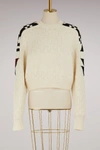 ISABEL MARANT LAYTONN COTTON AND WOOL SWEATER,18PPU0663 18P033I 23EC