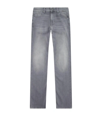 7 For All Mankind Slimmy Luxe Performance Grey Jeans