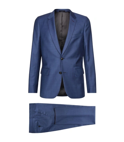 Paul Smith Soho-fit Wool Suit In Blue