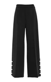 LELA ROSE CROP PANT WITH PEARL BUTTONS,PF186360