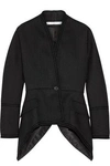 GIVENCHY Chevron wool jacket with velvet trim,US 4772211931862224