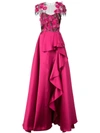 MARCHESA NOTTE MIKADO BALL GOWN,N18G044812474730