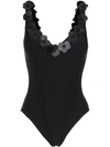 AMIR SLAMA EMBELLISHED SWIMSUIT,1031112400485