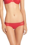 Calvin Klein Sculpted Mesh-panel Bikini Qf1708 In Empower