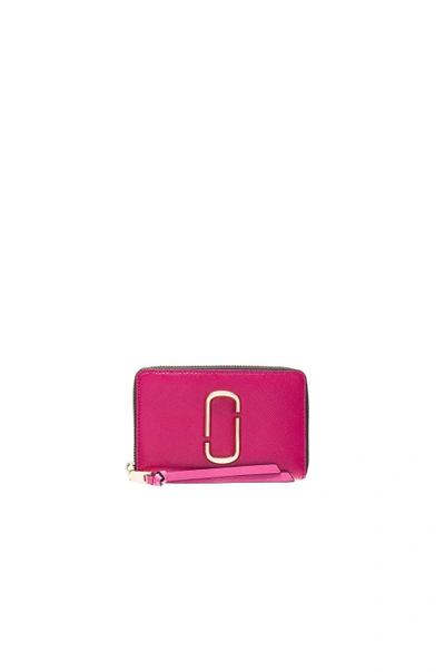 Marc Jacobs Small Standard Wallet In Fuchsia