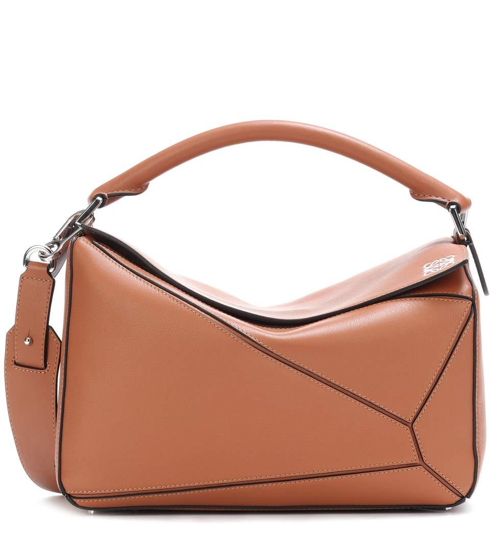 loewe puzzle bag grained leather