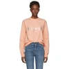 BALMAIN BALMAIN PINK LOGO SWEATSHIRT,126804 619I