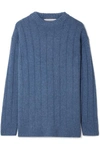 THE ROW LILLA RIBBED CASHMERE SWEATER