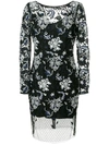 DIANE VON FURSTENBERG FLORAL LACE OVERLAY DRESS,11231DVF12573180