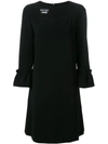 BOUTIQUE MOSCHINO RUCHED SLEEVE DRESS,A0422112412569362