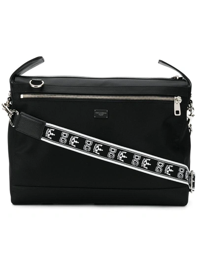 Dolce & Gabbana Branded Strap Messenger Bag In 8b956