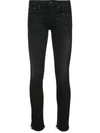 R13 'stratford' Raw Hem Jeans In Black