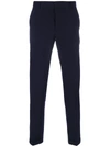 Prada Slim Tailored Trousers In Blue