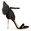 SOPHIA WEBSTER Black Evangeline Sandals,SPS18003