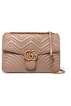 GUCCI GG MARMONT LARGE QUILTED LEATHER SHOULDER BAG
