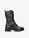 KURT GEIGER WOMENS BLK/OTHER STING LEATHER BOOTS 6,923-10004-1417709109