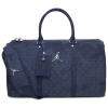 Jordan Suede Monogram Duffel Bag In Blue