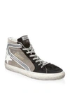 GOLDEN GOOSE Star-Patch High-Top Sneakers