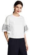 SEE BY CHLOÉ FRILL TOP
