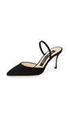 Sergio Rossi Godiva Sling Pumps In Black