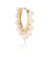 MARIA TASH ETERNITY 14KT GOLD SINGLE EARRING WITH PEARLS