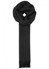 ACNE STUDIOS CANADA BLACK WOOL SCARF