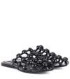 ALEXANDER WANG AMELIA STUDDED LEATHER SLIPPERS,P00290905