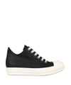 RICK OWENS LEATHER SNAKERS,RP18S8891LMKP 91