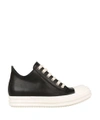 RICK OWENS LEATHER SNEAKERS,RP18S8891LCWP 91