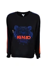 KENZO SOFT SWEATER TIGER EMBROIDERY,10074628