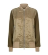 RAG & BONE CONTRAST SLEEVE BOMBER JACKET,P000000000005816036