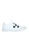 OFF-WHITE ARROWS LEATHER SNEAKERS,OWIA034R18784016 0100