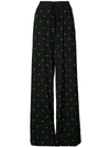 PRABAL GURUNG PEARL EMBROIDERED TROUSERS,R18P04EB12499824